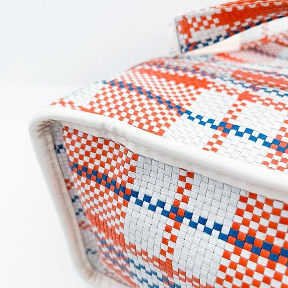 Louis Vuitton Braided Street Shopper PM Orange Blue White - Picture 16 of 16